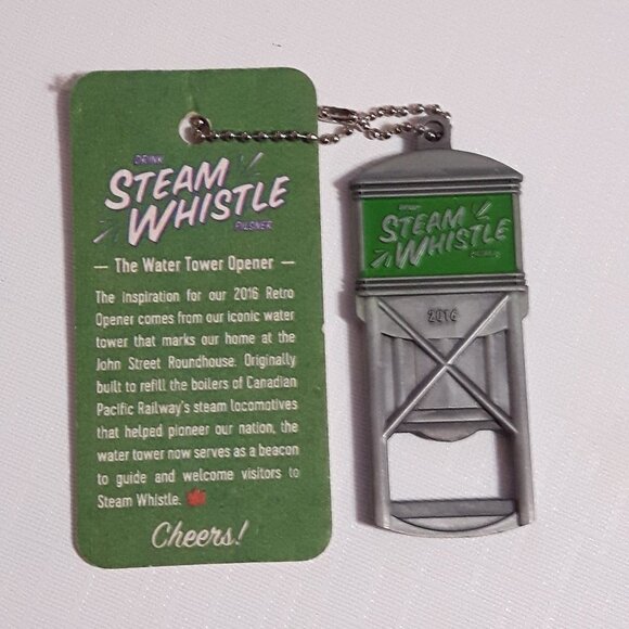 2016 Steam Whistle Water Tower Bottle Opener - Picture 1 of 2